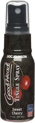 Vista 4 de Doc Johnson GoodHead - Tingle Spray - Fresa salivante - 1 fl oz (1.0 fl oz)
