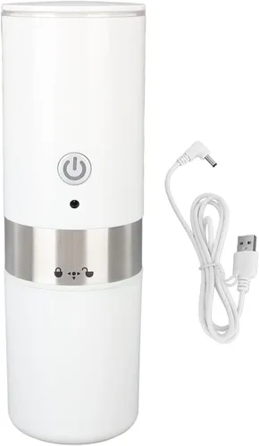 Vista 7 de ZJchao Cafetera portátil, cápsula de café en polvo de doble uso, cápsula de café totalmente automática, máquina de café molido universal, cafetera