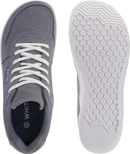 Vista 5 de WHITIN Men's Wide Toe Box Barefoot Shoes Canvas Minimalist Sneakers Zero Drop Sole