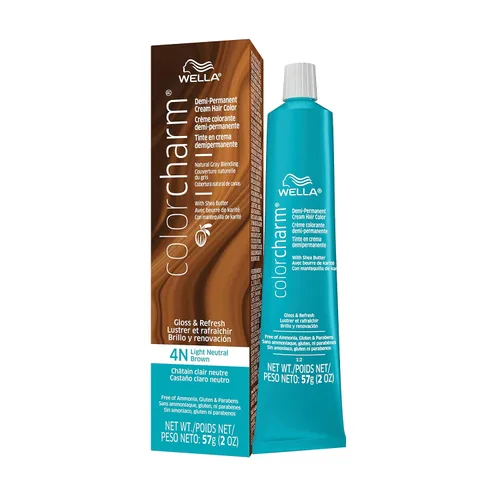 Vista 13 de COLORCHARM - Tinte permanente para el cabello, tinte para el cabello para cobertura de canas, añade brillo, 2 onzas Shea Butter Free of ammonia