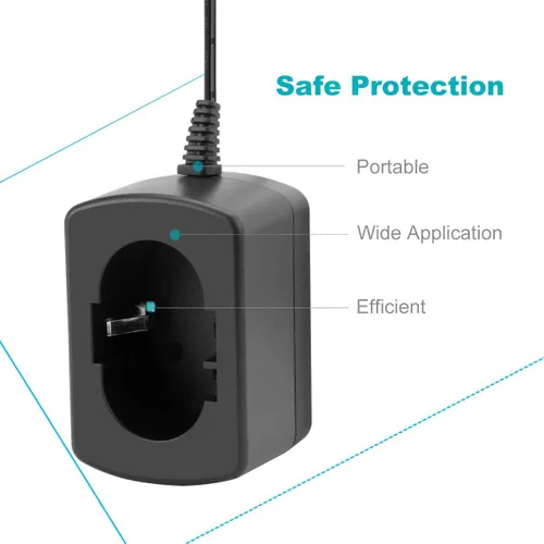 Vista 4 de Creabest Cargador de batería de iones de litio compatible con Hitachi 18v