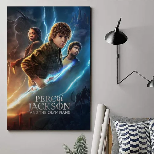 Vista 6 de BORIZ Póster de Percy Jackson y los Olímpicos, póster artístico y arte de pared, póster moderno para decoración de dormitorio familiar, 08 x 12