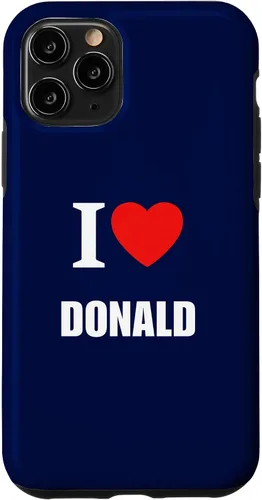 Vista 29 de Cute I Love Heart Donald Parents Wife Husband Girl Boy Case for iPhone 16