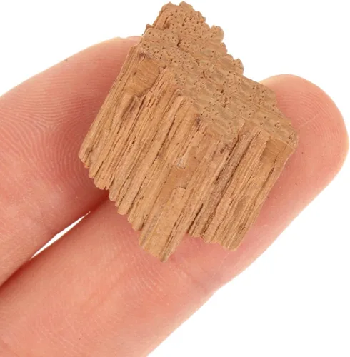 Vista 3 de Hemoton Paquete de 1 paquete de chips de roble para batidor francés, suministros para hacer vino, chips de roble para envejecer, cubos de whisky