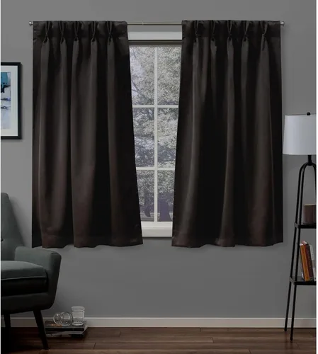Vista 18 de Cortinas Exclusive Home Curtains, par para panel, de satén Plata