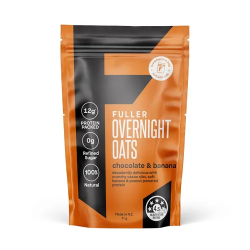 Vista 6 de Deliciosa avena nocturna con alto contenido de proteínas y arándanos y vainilla, FULLER diseñado por nutricionistas para más tiempo con bajo