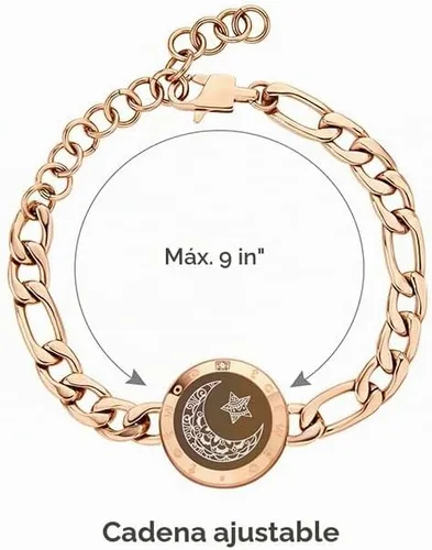 Vista 5 de TOTWOO Pulseras táctiles de larga distancia con sol y luna para parejas