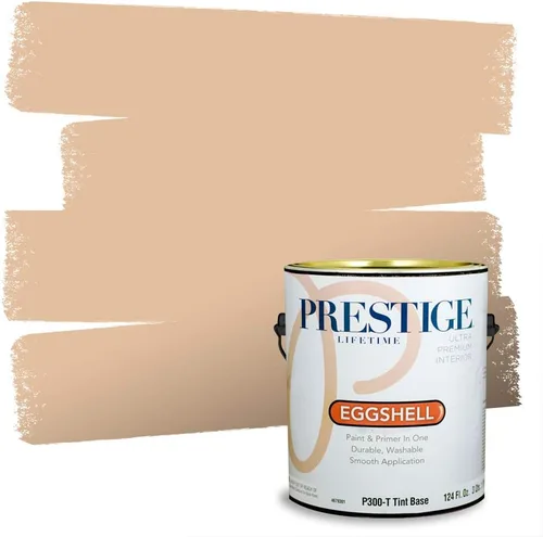 Vista 187 de PRESTIGE Pintura exterior e imprimación en uno, bronceado Aberdeen, plano, 1 galón