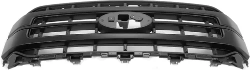 Vista 3 de KUAFU Parrilla para parachoques delantero compatible con Ford F150 2021-2023 Sport Lariat, reemplazo para ML348200GE, pintada en negro