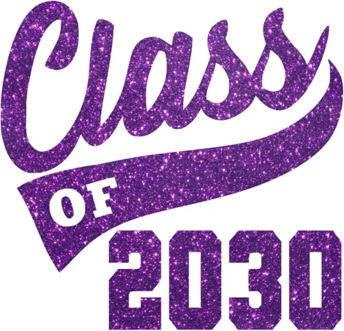 Vista 26 de Adhesivo de graduación para planchar, calcomanía para camisa de clase de 2030, parche de graduación HTV para graduados, color de tamaño de selección