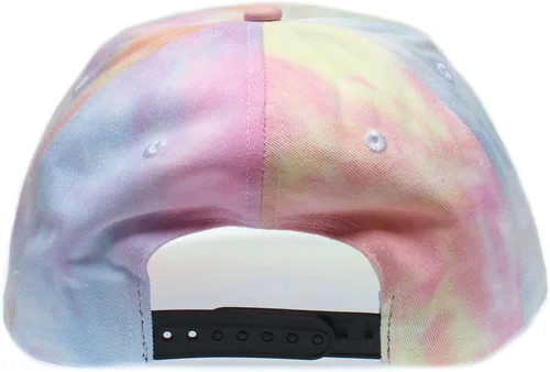 Vista 2 de Billy Hoyle - Gorra de béisbol con diseño de teñido anudado color blanco