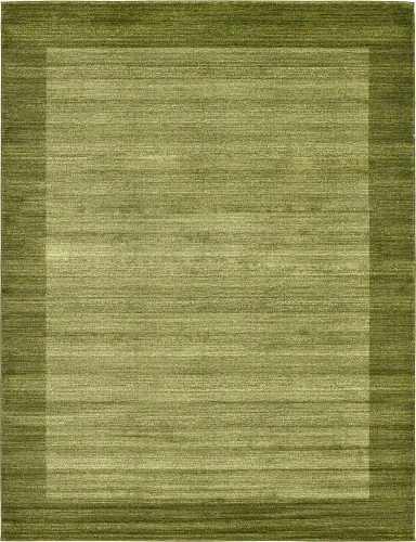 Vista 3 de Unique Loom Del Mar Collection - Alfombra Abigail (rectángulo de 9' x 12', verde claro/ marfil)