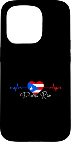 Vista 14 de Puerto Rico Boricua Heartbeat - Carcasa para iPhone 17