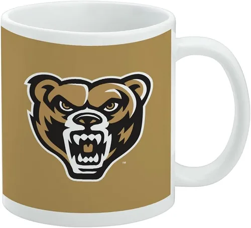 Vista 391 de Taza de cerámica con el logotipo principal de la Universidad Rider, taza de regalo novedosa para café, té y bebidas calientes, 11oz, blanca