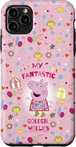 Vista 13 de Funda para iPhone 16 Peppa Pig My Fantastic Golden Wellies