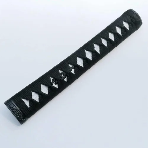 Vista 7 de Japanese Samurai Katana Sword Handle Tsuka10.2'' Alloy/Copper/Iron Fittings Real or Fake Samegawa