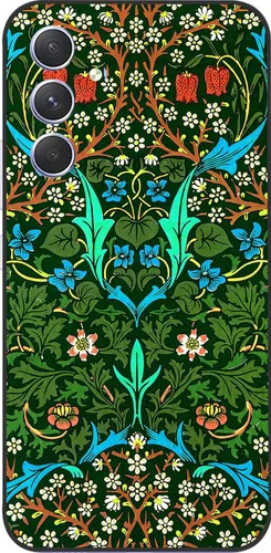 Vista 13 de Berkin Arts Funda de silicona compatible con Samsung Galaxy A52 5G 4G/A52S 5G con diseño antideslizante, color amarillo, romántico, Luv San