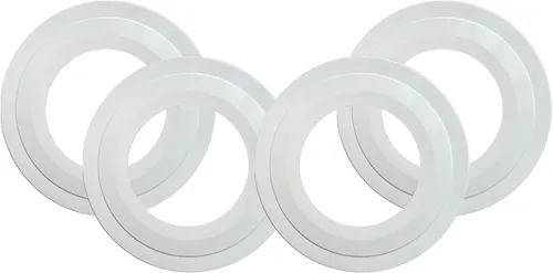 Vista 7 de Soliseed Anillo Goof de 5/6 pulgadas para iluminación empotrada, anillo negro para moldura de goof, diámetro exterior de 8.62 pulgadas, diámetro