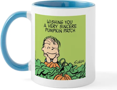 Vista 33 de CafePress Sincere Pumpkin Patch Mug Taza de café de cerámica de 11 oz (11.0 fl oz)