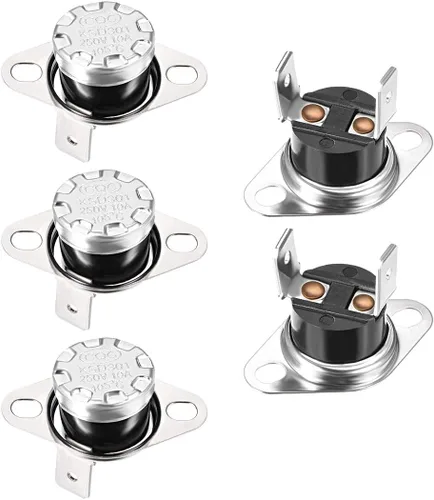 Vista 32 de uxcell KSD301 Termostato 104.0 °F/104°F 10A N.C Ajustar interruptor de temperatura de disco rápido para microondas, horno, cafetera 2 piezas