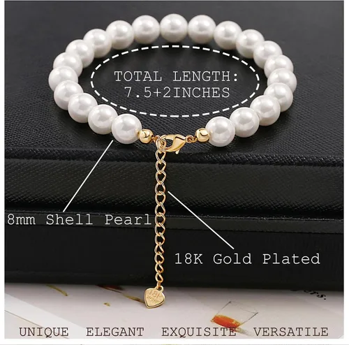 Vista 4 de Delicada pulsera de cadena ovalada de oro de 18 quilates con eslabones ajustables, hecha a mano para mujer, pulsera de cadena de clip para mujer