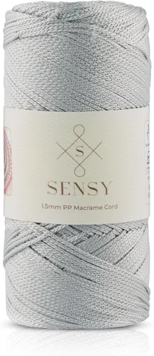 Vista 28 de Sensy Premium Cuerda de Poliéster 1.5mm (0.059 pulgadas) 164 Yardas Cuerda de Polipropileno 100% Cuerda de Macramé 1.5mm Cuerda para Bolsa