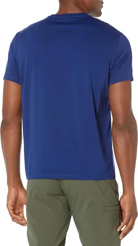 Vista 2 de AX ARMANI EXCHANGE Camiseta regular con logotipo de línea horizontal para hombre