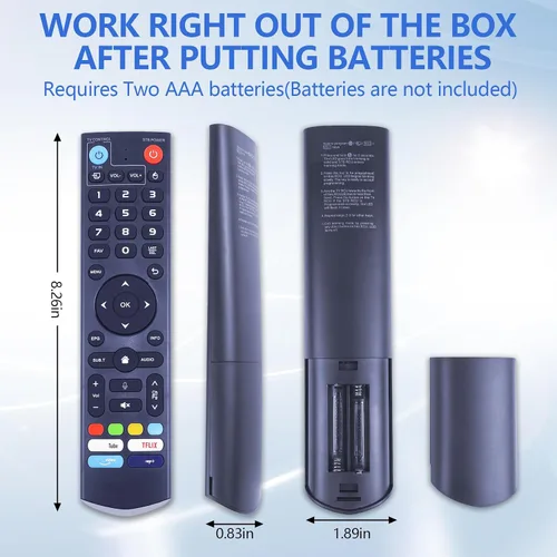 Vista 2 de Nuevo control remoto de voz V3 Pro compatible con vSeeBox V1/V2, V3/V2/V1/V5 Pro, V3Plus, Max/Elite/Max Control remoto por voz Bluetooth inteligente