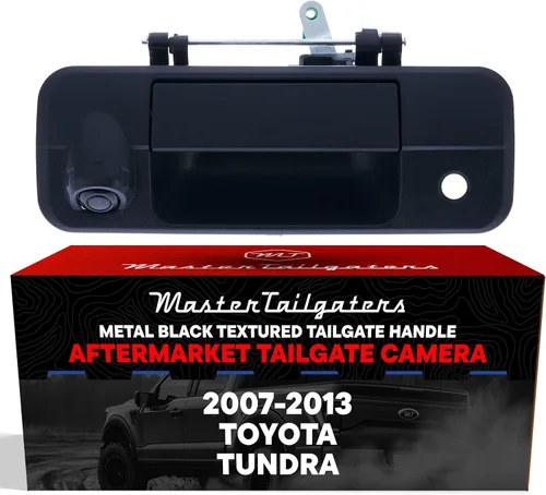 Vista 12 de Master Tailgaters Manija de Compuerta Trasera de Metal Negro con Cámara de Respaldo de Repuesto para Toyota Tundra (2000-2006) IP68 Resistente al