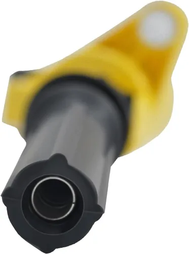 Vista 7 de MAS Juego de 8 bobinas de encendido amarillas, botas curvadas DG508 y 8 bujías Motorcraft Platinum SP479 compatibles con Ford F150 F250 Super Duty