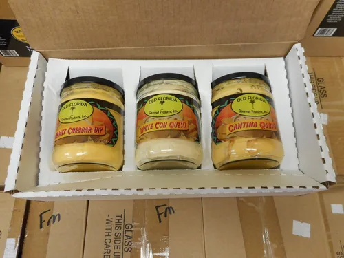 Vista 3 de Old Florida Gourmet Paquete variado de salsa de queso surtido