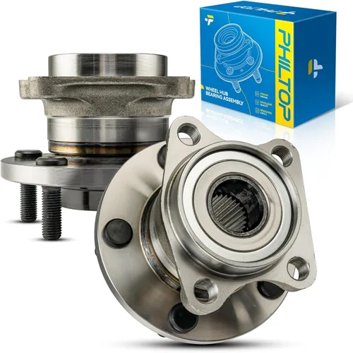 Vista 78 de PHILTOP 512012 x2 Conjunto de cubo de cojinete de rueda trasera para Volkswagen Jetta for 1998-2010 Volkswagen Beetle, 1999-2005 Volkswagen Jetta