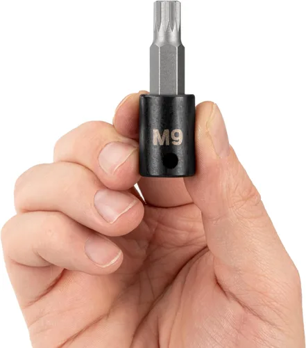 Vista 24 de TEKTON Zócalo de impacto de 3/8 pulgadas x M4 Triple Square Bit SIB18204