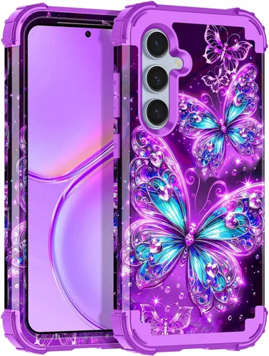 Vista 71 de Casetego Funda para Galaxy A16 5G, Tres Capas de Alta Resistencia Robusta a Prueba de Golpes, Protección Completa Rugosa de PC Duro + Parachoques