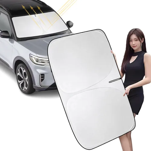 Vista 11 de Parasol para parabrisas de automóvil para bloquear los rayos UV, protector de visera solar, parasol para ventana delantera compatible con Bronco 2/4