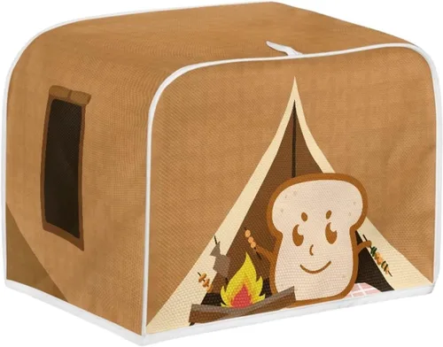 Vista 2 de DISNIMO Cubierta para tostadora de 2 rebanadas, tostadora de pan, cubierta a prueba de polvo, cubierta lavable para electrodomésticos pequeños