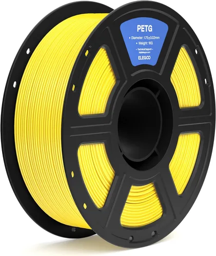 Vista 18 de ELEGOO Filamento PETG para impresora 3D de 0.07 in, color negro, 8.8 lbs