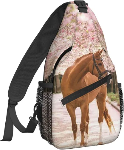 Vista 11 de Famame Mochila bandolera para el pecho, bolsa de hombro, gimnasio, ciclismo, viajes, senderismo, mochila para hombres y mujeres.., MultiColor1