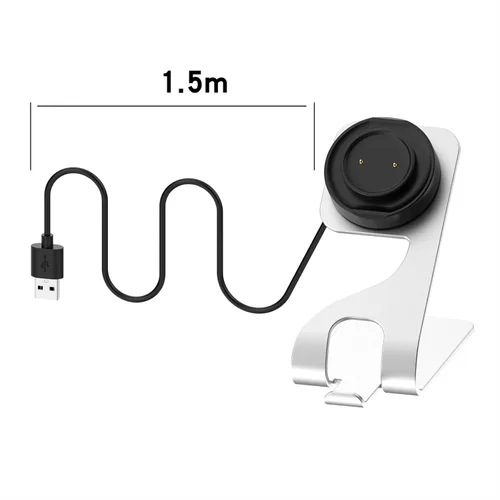 Vista 6 de Soporte de carga compatible con Amazfit Active/GTS4 mini/GTR 2/GTR 2e/GTS 2/GTS 2 Mini/GTS 2e/Pop Pro/T-Rex Pro/Bip 5/Bip 3/3pro Cargador