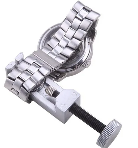 Vista 7 de MaxLLTo Kit de herramientas de reparación de relojes, correa de reloj ajustable de metal, correa de reloj, kit de herramientas de reparación