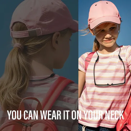 Vista 5 de Buyisgle Correa para Gafas de Niños - Correas Cordones para Gafas de Sol Sin Cola para Niños Pequeños y Niñas - Sujetadores de Anteojos Alrededor