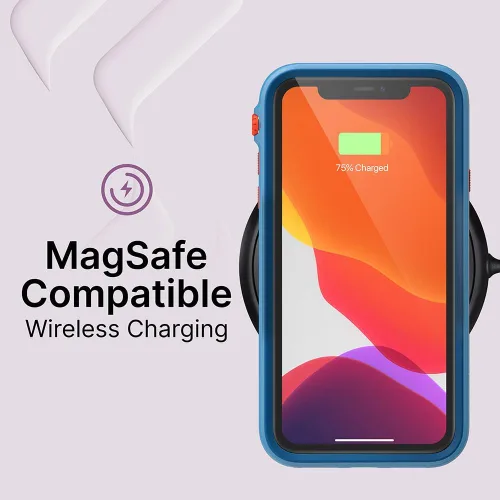 Vista 4 de Catalyst - Funda para iPhone 11 con parte trasera transparente, resistente a prueba de caídas de 10 pies, sistema de amortiguación de armadura