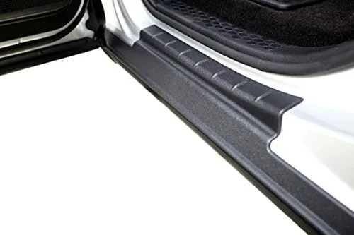Vista 3 de Bushwacker Trail Armor Rocker Panel Juego de 4 piezas, negro, acabado texturizado 14099 Se adapta a Ford Ranger 2019-2022, SuperCrew con caja