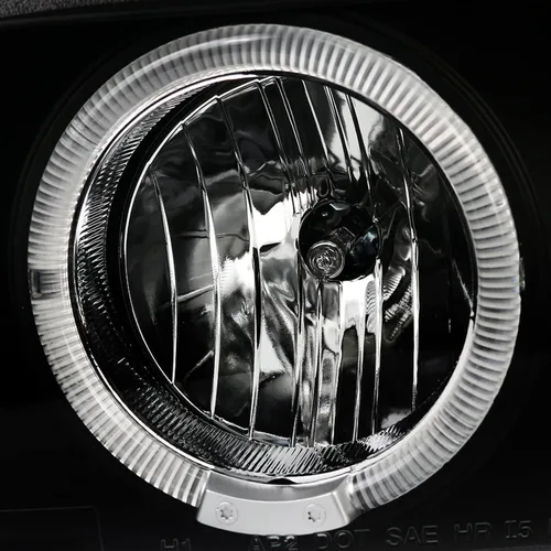 Vista 7 de SPEC-D TUNING - Faros delanteros LED de doble proyector de ojos de ángel, color negro, compatible con modelos BMW E39 serie 5 1996-2003 sin faros