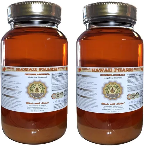 Vista 5 de Hawaii Pharm Angélica china (Angelica Sinensis) Extracto líquido 2 oz