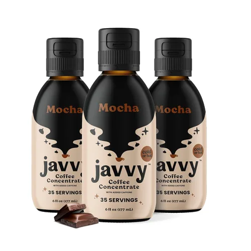 Vista 29 de Javy Coffee Concentrado - Café frío preparado, perfecto para café helado instantáneo, café frío y café caliente, paquete de 2 - Original descafeinado