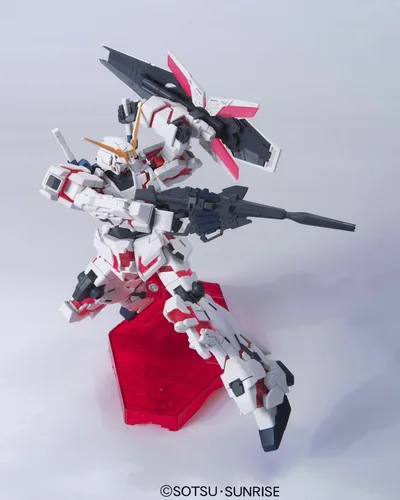 Vista 2 de Bandai Hobby, #Gundam Unicornio (modo destructor), figura de acción HGUC