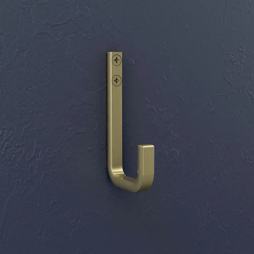 Vista 9 de National Hardware N337-917 Gancho moderno de caña, 4", oro cepillado