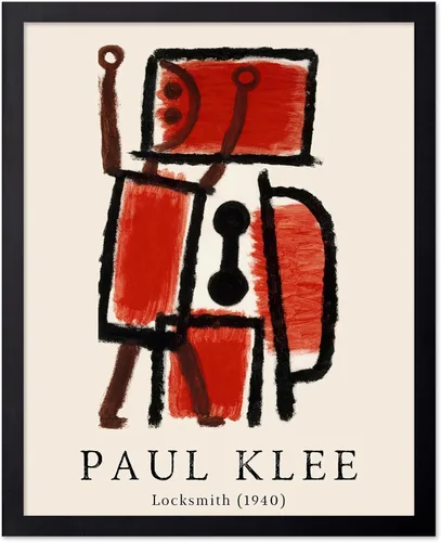 Vista 98 de Poster Master Póster vintage de Paul Klee – Impresión retro de cómicos – Arte de dibujo – Arte abstracto – Regalo para hombres y mujeres – Estilo-09