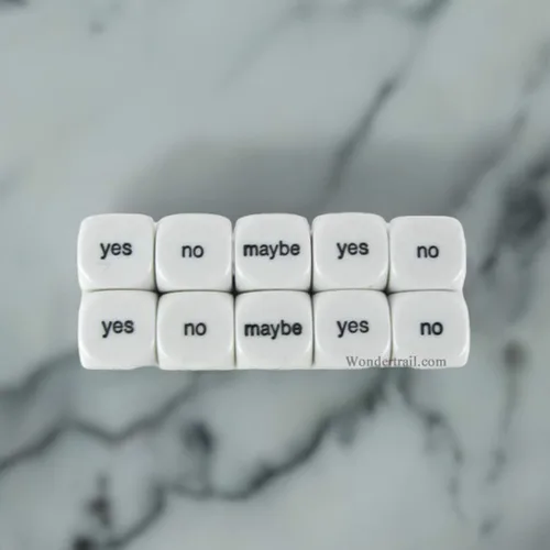 Vista 2 de Juego de 10 dados Decisions